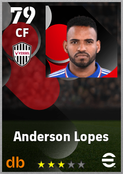 Anderson Lopes — CF, OVR 79, MAX 79
