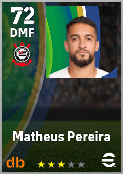 Matheus Pereira eFootball player card