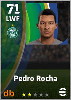 Pedro Rocha — LWF, OVR 71, MAX 71