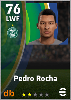 Pedro Rocha — LWF, OVR 76, MAX 76