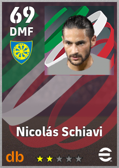 Nicolás Schiavi — DMF, OVR 69, MAX 69