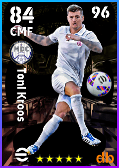 Toni Kroos — CMF, OVR 84, MAX 96