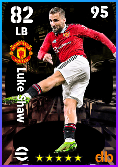 Luke Shaw — LB, OVR 82, MAX 95