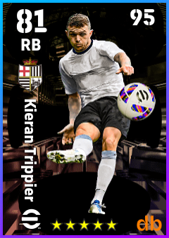 Kieran Trippier — RB, OVR 81, MAX 95