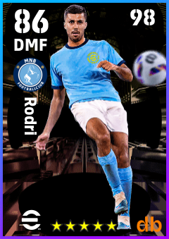 Rodri eFootball player card