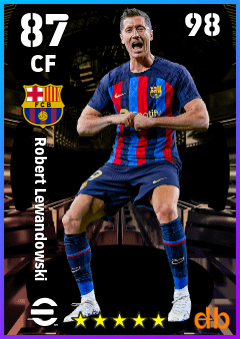 Robert Lewandowski eFootball player card