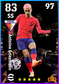 Antoine Griezmann — SS, OVR 83, MAX 97