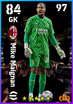 Mike Maignan — GK, OVR 84, MAX 97