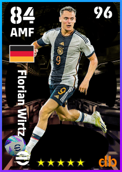 Florian Wirtz — AMF, OVR 84, MAX 96
