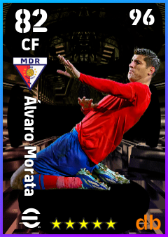 Álvaro Morata — CF, OVR 82, MAX 96