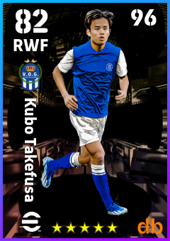 Kubo Takefusa — RWF, OVR 82, MAX 96