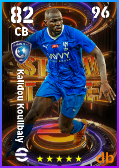 Kalidou Koulibaly — CB, OVR 82, MAX 96