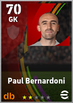 Paul Bernardoni eFootball player card
