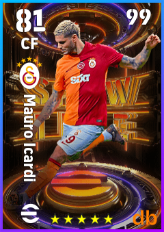 Mauro Icardi — CF, OVR 81, MAX 99