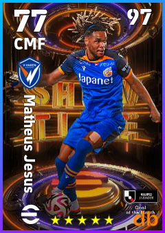 Matheus Jesus — CMF, OVR 77, MAX 97