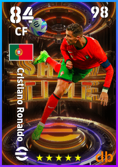 Cristiano Ronaldo — CF, OVR 84, MAX 98