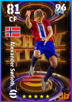 Alexander Sørloth eFootball player card