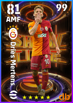 Dries Mertens eFootball player card