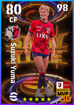 Suzuki Yuma eFootball player card