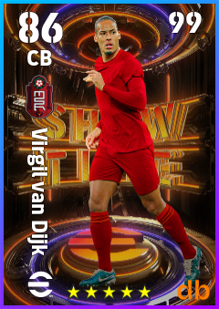 Virgil van Dijk eFootball player card