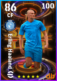 Erling Haaland eFootball player card