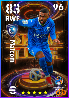 Malcom eFootball player card