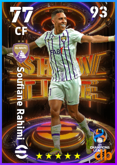 Soufiane Rahimi — CF, OVR 77, MAX 93