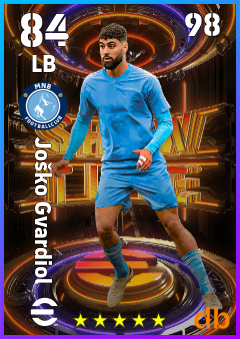 Joško Gvardiol — LB, OVR 84, MAX 98