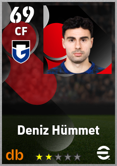 Deniz Hümmet — CF, OVR 69, MAX 69