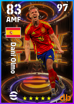 Dani Olmo eFootball player card