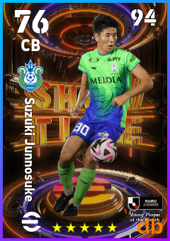 Suzuki Junnosuke — CB, OVR 76, MAX 94