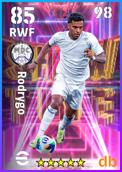 Rodrygo eFootball player card