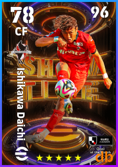 Ishikawa Daichi — CF, OVR 78, MAX 96