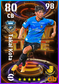 Takai Kota — CB, OVR 80, MAX 98