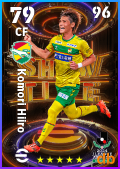 Komori Hiiro — CF, OVR 79, MAX 96