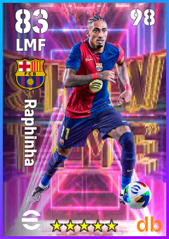 Raphinha eFootball player card