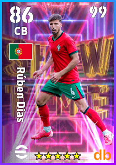 Rúben Dias eFootball player card