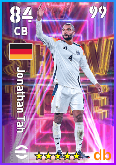 Jonathan Tah eFootball player card