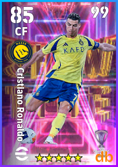 Cristiano Ronaldo — CF, OVR 85, MAX 99
