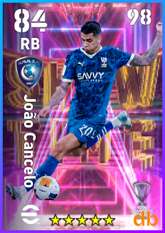 João Cancelo — RB, OVR 84, MAX 98
