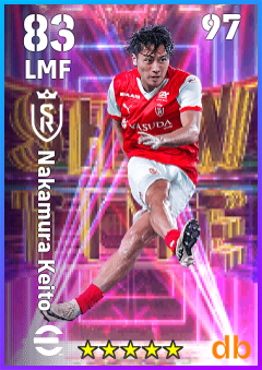 Nakamura Keito — LMF, OVR 83, MAX 97