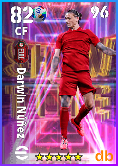 Darwin Núñez eFootball player card