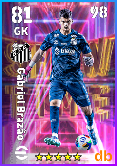 Gabriel Brazão — GK, OVR 81, MAX 98