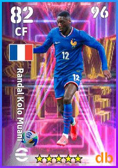 Randal Kolo Muani — CF, OVR 82, MAX 96