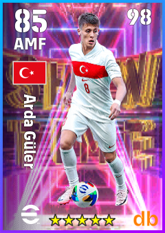 Arda Güler — AMF, OVR 85, MAX 98