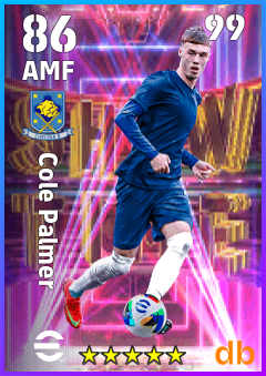 Cole Palmer — AMF, OVR 86, MAX 99
