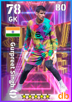 Gurpreet Singh eFootball player card