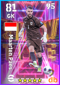 Maarten Paes — GK, OVR 81, MAX 95