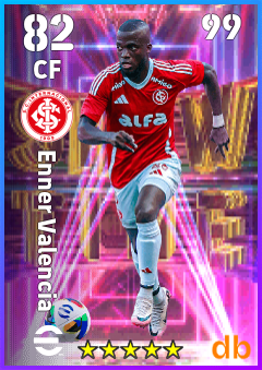 Enner Valencia — CF, OVR 82, MAX 99