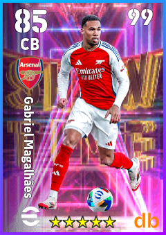 Gabriel Magalhães — CB, OVR 85, MAX 99